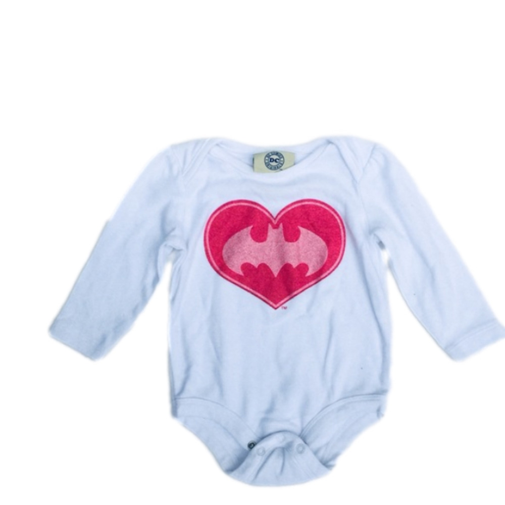 Baby girls Batman long sleeve onesie‎